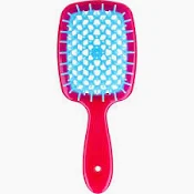 Щітка Janeke Small Superbrush The Original 86SP234FUX Малинова/голуба