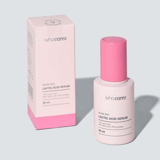 WhoCares Gentle Peel Lactic Acid Serum 30 ml Несмывающаяся сыворотка-пилинг с молочной кислотой — Фото 2