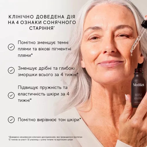 Medik8 Super C Ferulic 30ml Мощная антиоксидантная сыворотка с витамином С и феруловой кислотой — Фото 5