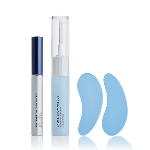 Revitalash Brow Refresh Collection 2025 (RevitaBrow 3ml., Lash &amp; Brow Masque 5ml, Depuffing Reusable Eye Pads)