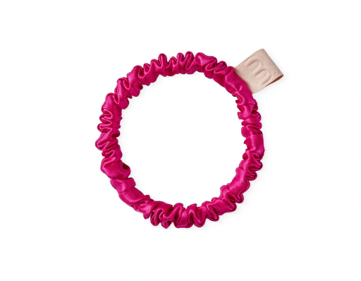 MON MOU Silk Slim Scrunchie Тонка шовкова резинка (ягідна)
