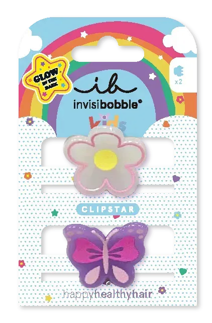 Заколка для волосся invisibobble CLIPSTAR GLOW KIDS Happy Flower