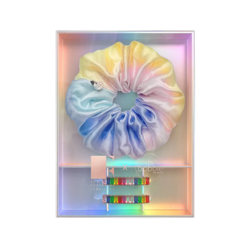 Подарочный набор (резинка SPRUNCHIE и заколка для волос) invisibobble Rainbro Kit