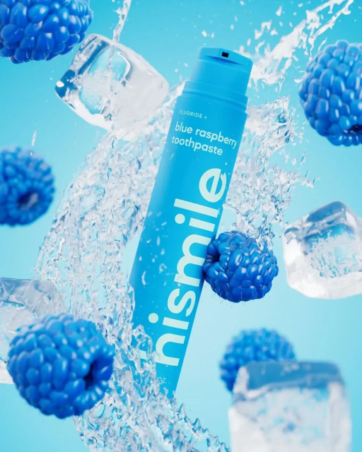 Hismile Blue Raspberry Toothpaste 60g Зубна паста зі смаком блакитної малини — Фото 2