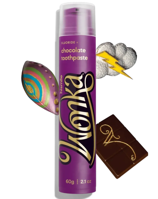 Hismile Wonka Chocolate Toothpaste 60g Зубна паста зі смаком шоколаду