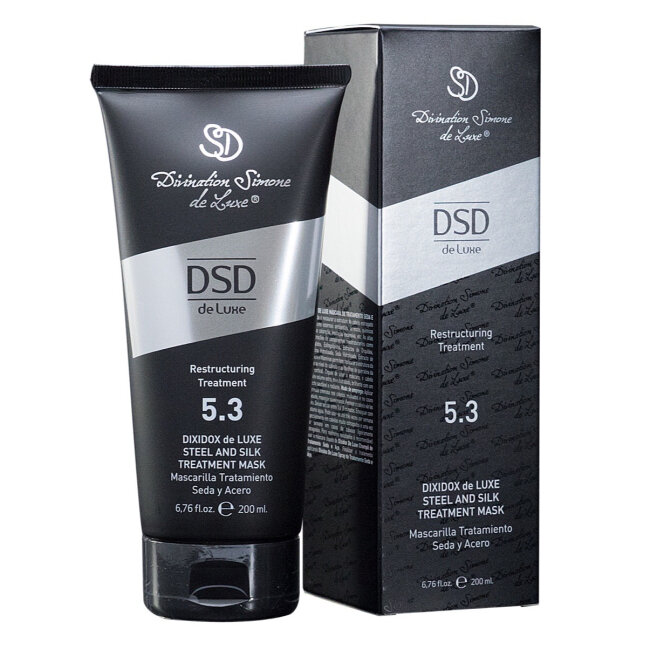 DSD de Luxe 5.3 Dixidox Steeland Silk Treatment Mask 200ml Відновлююча маска Сталь та шовк — Фото 1