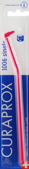 CURAPROX Монопучковая щетка "Single & Sulcular", 6 мм (розовая) — Фото 1