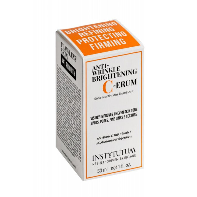 Instytutum Anti-Wrinkle Brightening C-Erum 30ml Суперконцентрована сироватка з вітаміном С — Фото 3