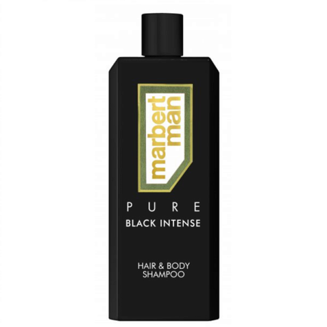 Marbert Man Pure Black Intense Hair&Body Shampoo 400ml Шампунь и гель для душа — Фото 1