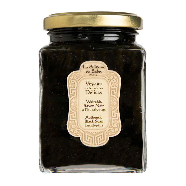 La Sultane De Saba Authentic Eucalyptus Black Soap 300ml Чорне мило з евкаліптом — Фото 1