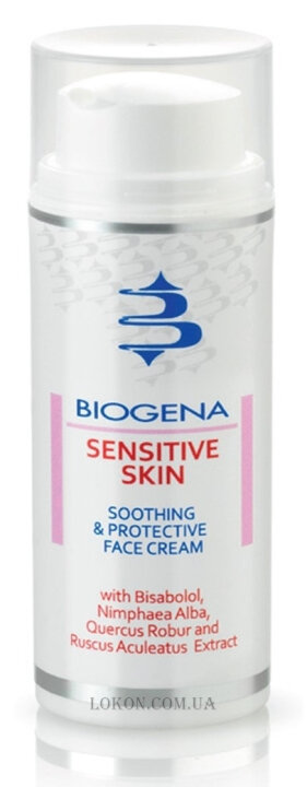 Biogena Sensitive Skin Soothing & Protective Face Cream 50ml Успокаивающий крем для гиперчувствительной кожи — Фото 1