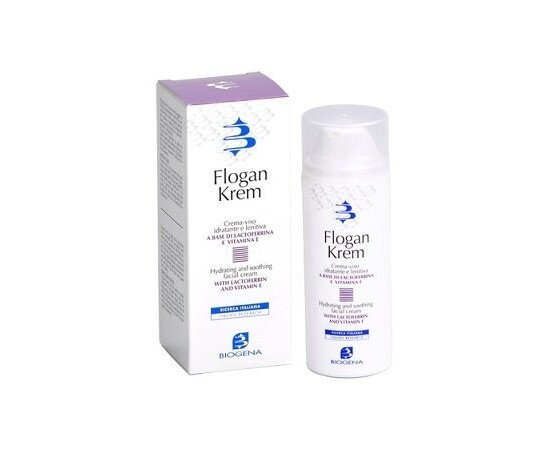 Biogena Flogan Krem Hydrating and Soothing Facial Cream 50ml Успокаивающий крем для гиперактивной кожи — Фото 1