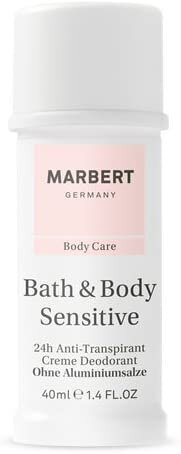Marbert Bath & Body Sensitive 24h Cream Deodorant 40ml Дезодорант крем "Деликатный уход" — Фото 1