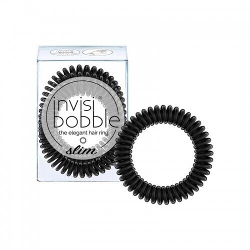 Резинка-браслет для волос invisibobble SLIM True Black — Фото 1