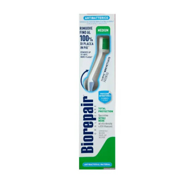 BIOREPAIR Зубна щітка "Досконала чистка" Medium, для щоденного догляду блакитна — Фото 1