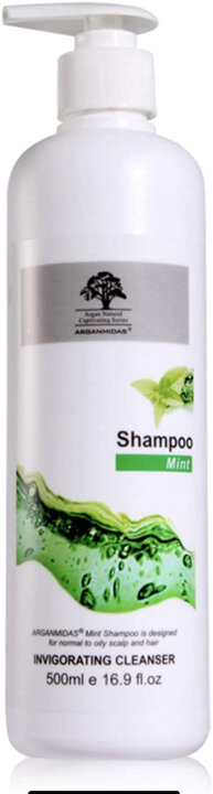 Arganmidas Mint Shampoo 500 ml Мятный шампунь для сухих волос — Фото 1