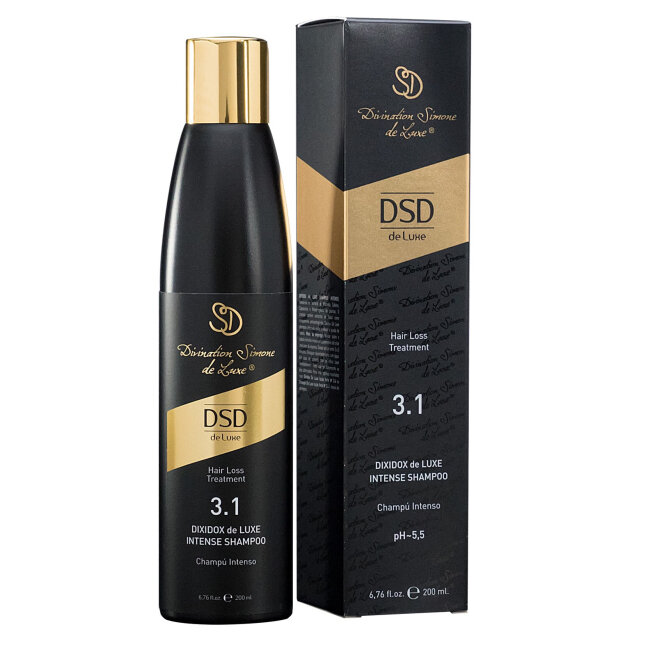 DSD de Luxe 3.1 Dixidox Intense Shampoo 200ml Інтенсивний шампунь для стимуляції росту та зміцнення волосся — Фото 1