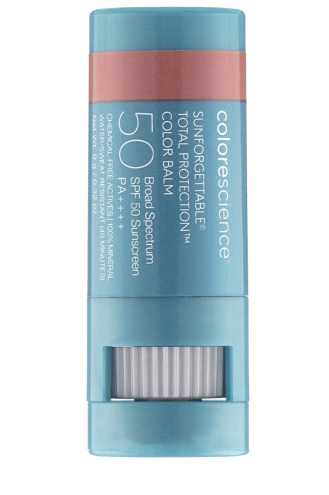 Colorescience Total Protection Color Balm SPF50 Blush Солнцезащитный бальзам для губ и румяна / Персик — Фото 1