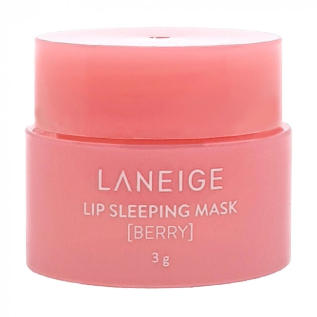 Laneige Lip Sleeping Mask mini (Berry) 3ml Ночная восстанавливающая маска для губ — Фото 1