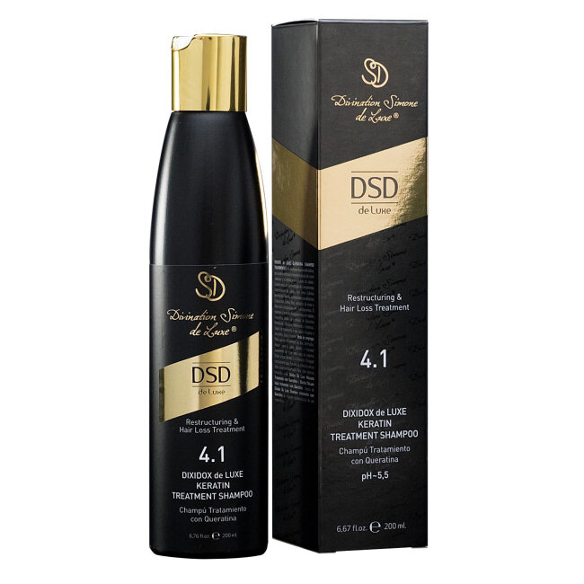 DSD de Luxe 4.1 Dixidox Keratin Treatment Shampoo 200 ml Відновлюючий шампунь з кератином — Фото 1