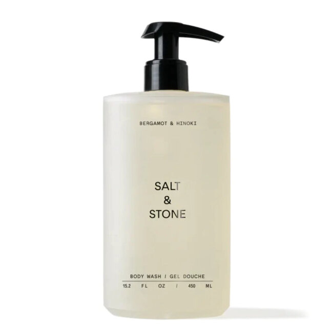 SALT&STONE Gel Doushe Bergamot & Hinoki 450ml Антиоксидантный гель для душа с ароматом бергамота и хиноки — Фото 1