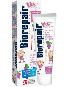 BIOREPAIR Kids 0-6 Grape 50 ml Дитяча зубна паста "Веселе мишеня" виноград — Фото 1