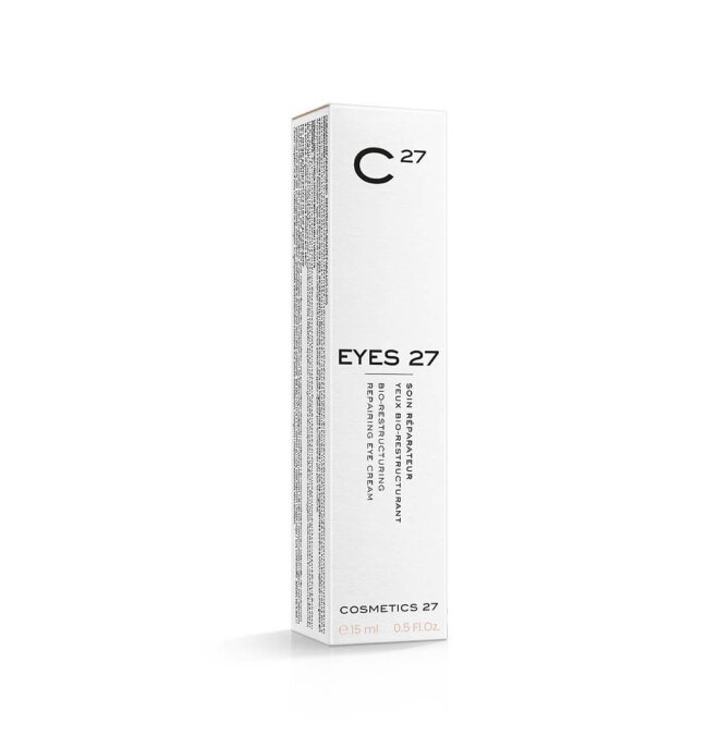 Cosmetics 27 Eyes 27 15ml Восстанавливающий биокрем для реструктуризации кожи под глазами — Фото 3