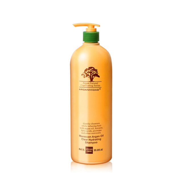 Arganmidas Moroccan Argan Oil Clear Hydrating Shampoo 1000 ml Шампунь для волосся зволожуючий — Фото 1