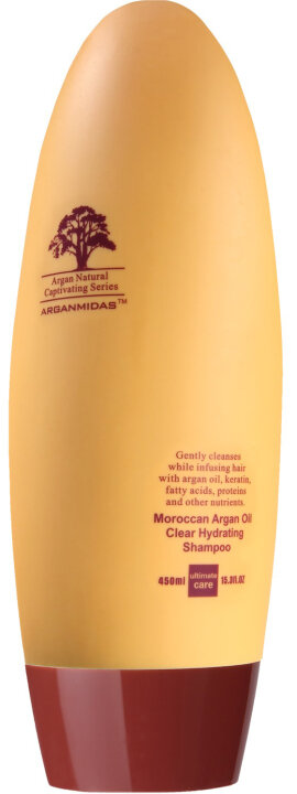 Arganmidas Moroccan Argan Oil Clear Hydrating Shampoo 450 ml Шампунь для волос увлажняющий — Фото 1