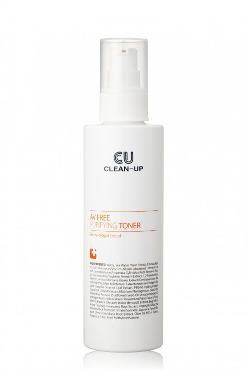 Cuskin Clean-Up AV Free Purifying Toner 180 ml Тонер для проблемної шкіри — Фото 1