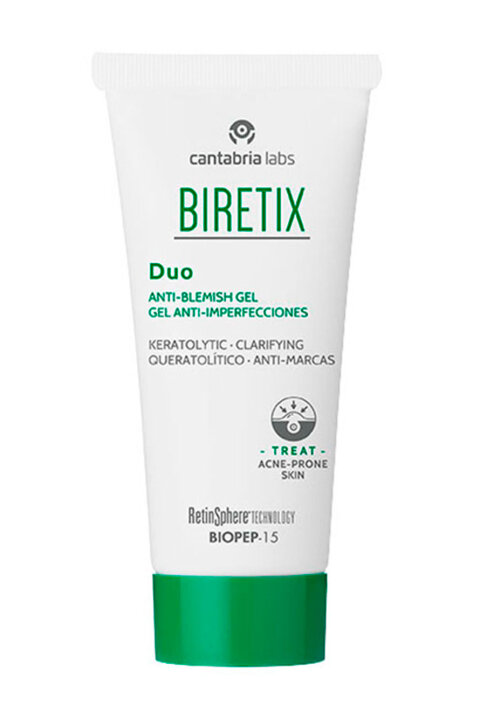 Cantabria Labs Biretix Duo Anti-Blemish Gel 30ml Себорегулюючий гель для шкіри з акне — Фото 1
