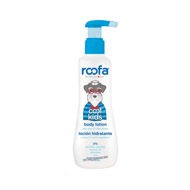Roofa Baby Cool kids Body lotion (Natural with Aloevera&Shea Butter) 300 ml Лосьон для тела — Фото 1