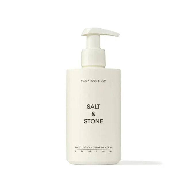 SALT&STONE Body Lotion Black Rose & Oud 206ml Зволожувальний лосьйон для тіла з ароматом чорної троянди та уда — Фото 1