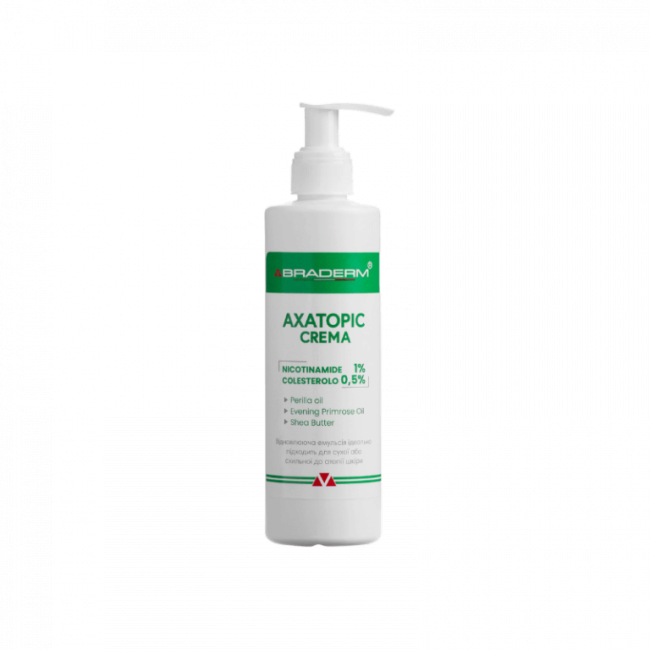 Braderm Axatopic Cream 250ml Успокаивающий крем для атопической кожи — Фото 1