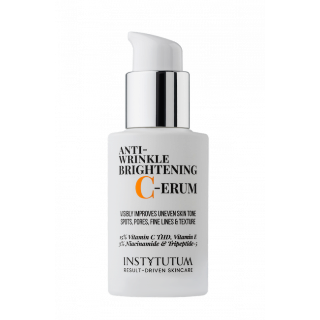 Instytutum Anti-Wrinkle Brightening C-Erum 30ml Суперконцентрована сироватка з вітаміном С — Фото 2