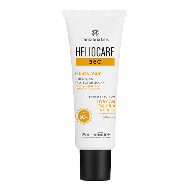 Cantabria Labs Heliocare 360° Fluid Cream SPF 50+ 50ml Сонцезахисний крем-флюїд для всіх типів шкіри — Фото 1