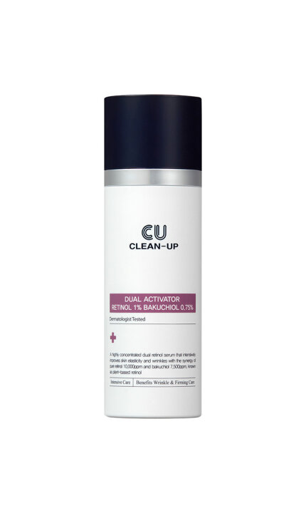 Cuskin Clean-Up Retinol Activator 1% Bakuchiol 0.75% 30ml Сыворотка с ретинолом и бакучиолом — Фото 1