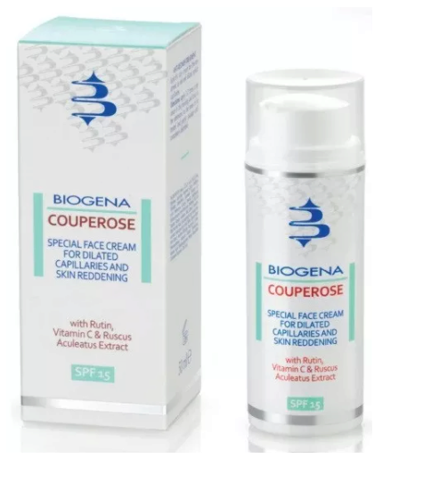 Biogena Couperose Special Face Cream SPF15 50ml Дневной крем для кожи с покраснениями — Фото 1