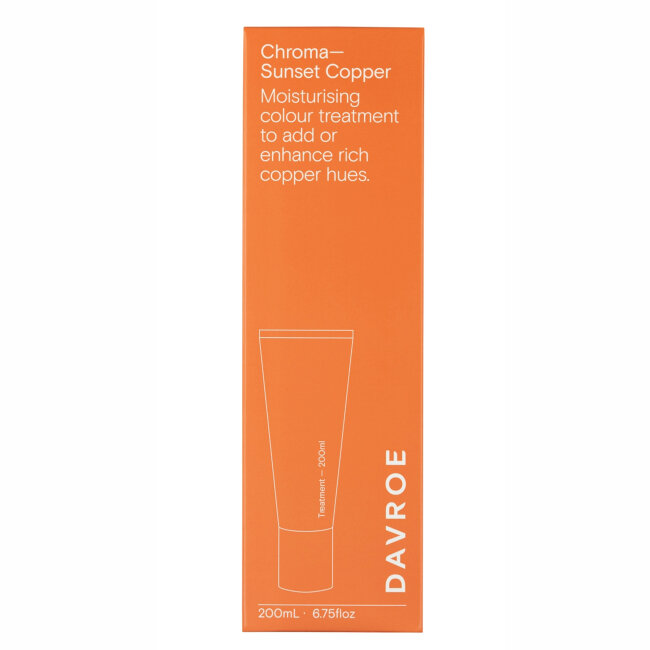 Davroe Chroma Colour Treatments Sunset Copper 200ml Тонирующий бальзам для волос — Фото 2