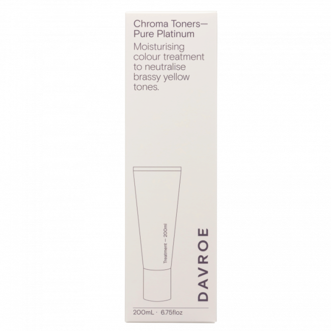 Davroe Chroma Colour Treatments Pure Platinum Toner 200ml Тонирующий бальзам для волос — Фото 2