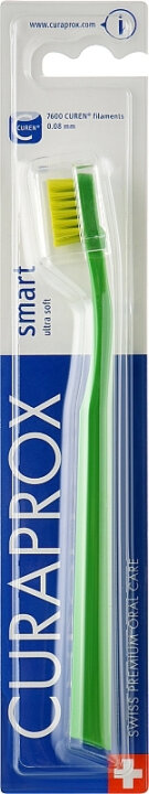 CURAPROX smart ultra soft 5-12 Years Зубна щітка середньої жорткості для дітей (зелена) — Фото 1