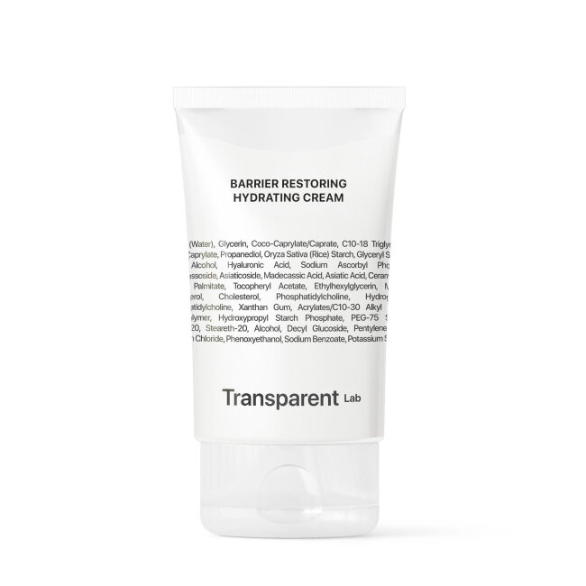 Transparent Lab Barrier Restoring Hydrating Cream 50 ml Зволожуючий та відновлюючий крем для обличчя — Фото 1