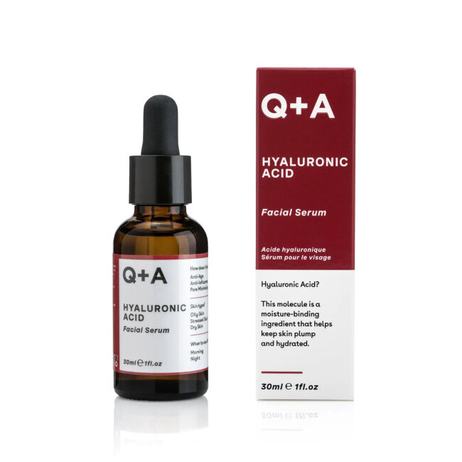 Q+A Hyaluronic Acid Facial Serum 30 ml Сироватка для обличчя "Гіалуронова кислота" — Фото 1