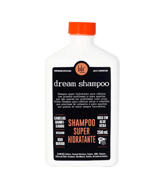 Lola Cosmetics Dream Cream Shampoo 250 ml - Зволожуючий шампунь для сухого та неслухняного волосся — Фото 1