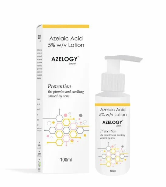 Azelogy Azelaic Acid 5% w/v Lotion 100ml Лосьон с азелаиновой кислотой 5% — Фото 1