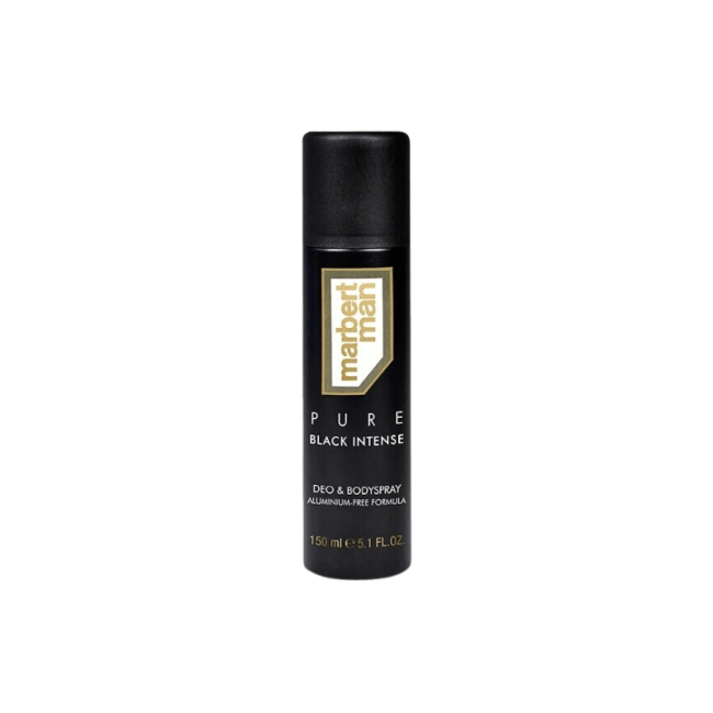 Marbert Pure Black Intense Deo & Bodyspray 150ml Дезодорант спрей з східно-пряним ароматом — Фото 1