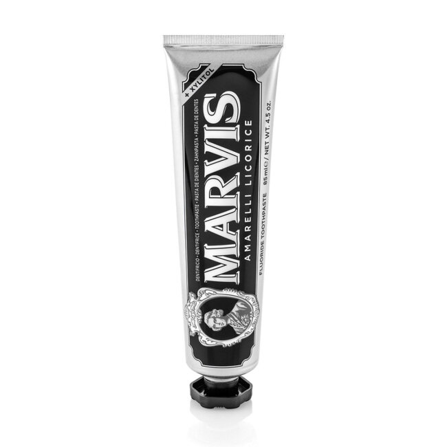 Marvis Dentifrice Amarelli Licorice 85 ml Зубная паста Лакрица-мята + Ксилитол — Фото 1