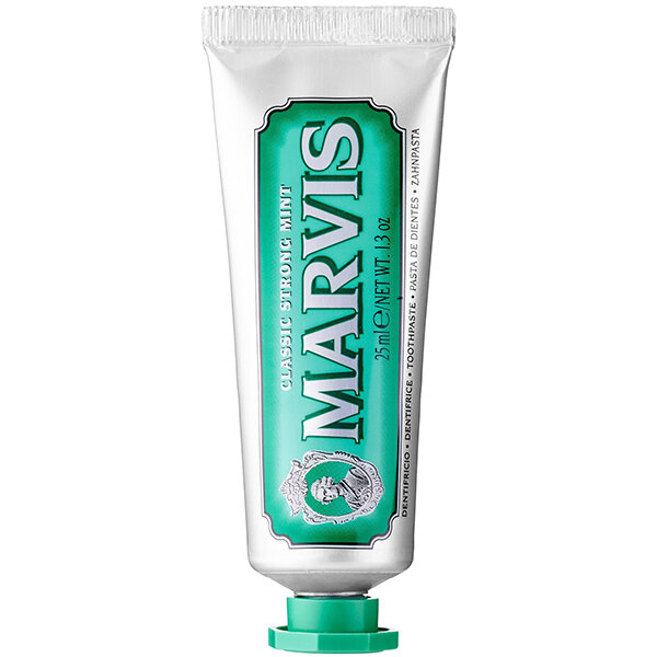 Marvis Dentifrice Classic Strong Mint 25 ml Зубная паста Классическая Интенсивная мята — Фото 1