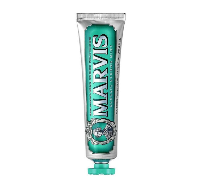 Marvis Dentifrice Classic Strong Mint 85 ml Зубная паста классическая интенсивная мята — Фото 1