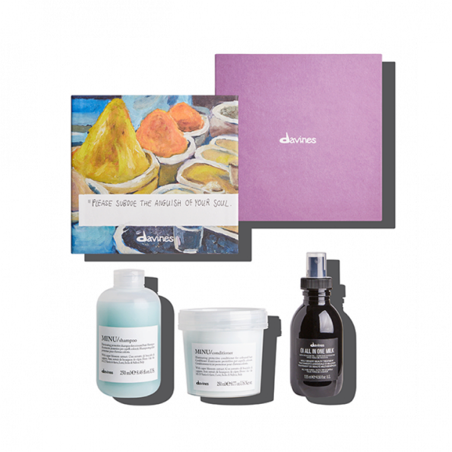 Davines Minu Box "The Visionary" Подарунковий набір для фарбованого волосся — Фото 1